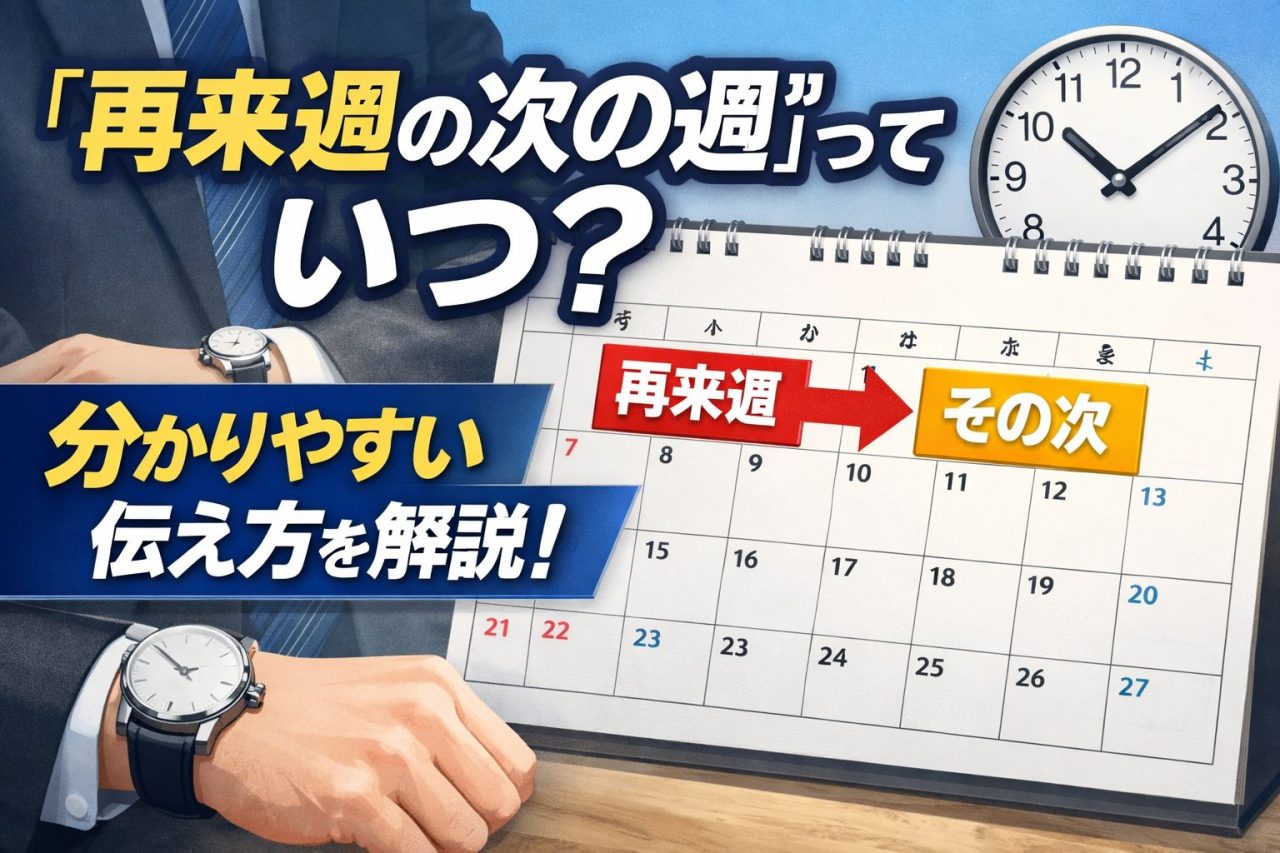 再来週の次の週って何て言う？迷わない正しい言い方を分かりやすく解説 | ぼだいじゅJourney